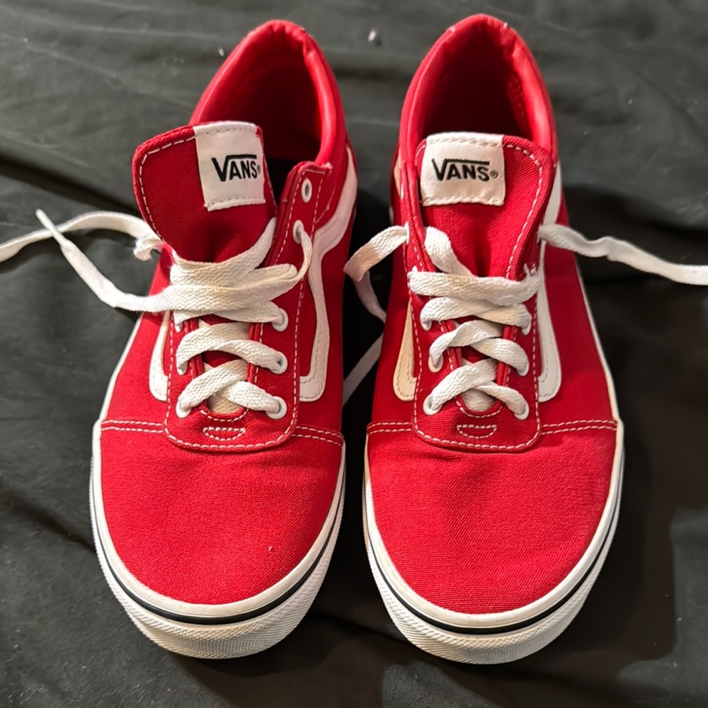 Vans Kids Red Sneakers